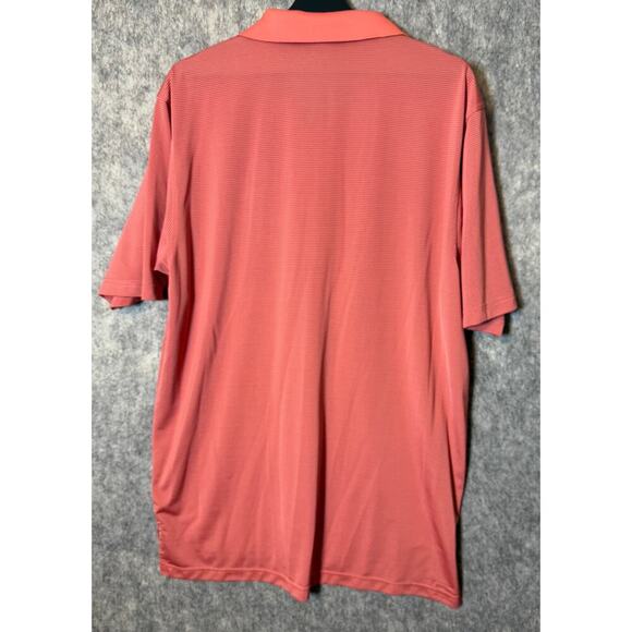 Peter Millar Pink Gray Stripe Summer Comfort Polo XL - Picture 4 of 5